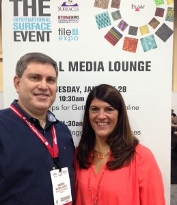 Warren and Kate at Surfaces 2014