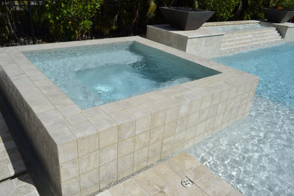 Pool A Facelift With Tile And Mosaics, Can You Use Porcelain Tile In A Pool