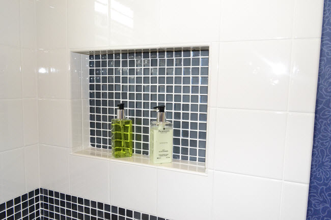 How to Customize Your Shower with Niches, Benches and Even a Soap