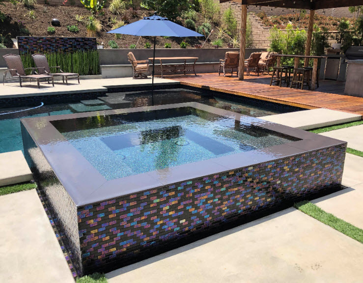 Be sure to consider the outside walls of your pool area as well.