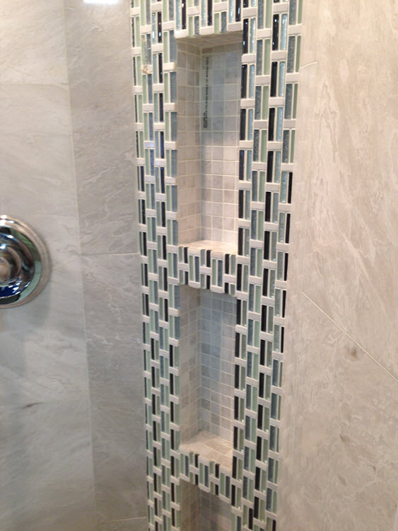 How to Customize Your Shower with Niches, Benches and Even a Soap