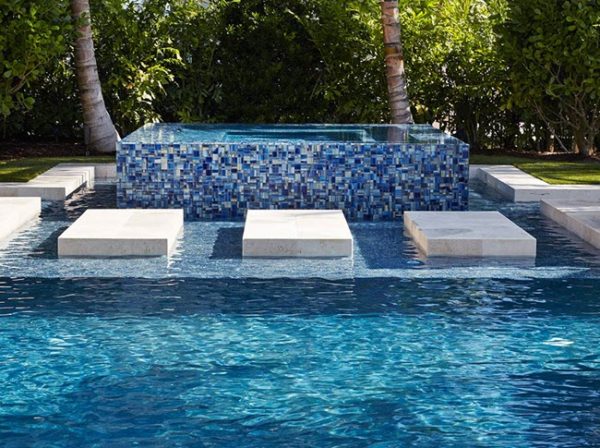 Find Tile For Your Pool And Spa At, Can You Use Any Glass Tile In A Pool