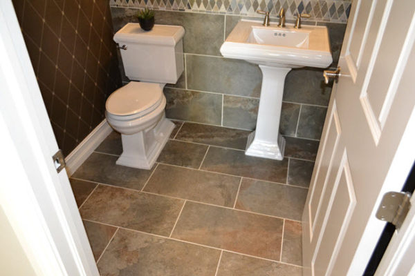 Big Tile Or Little How To Design, What Size Floor Tile Looks Best In A Small Bathroom
