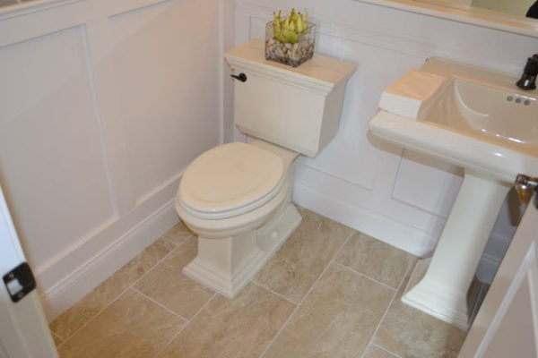 Big Tile Or Little How To Design, Floor Tile Patterns For Small Bathroom