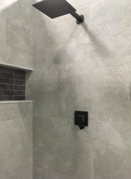 Have You Tried Large Format Tile, How To Install Large Tile On Shower Wall