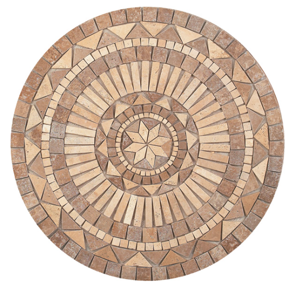 How Wall And Floor Medallions Can, Round Tile Floor
