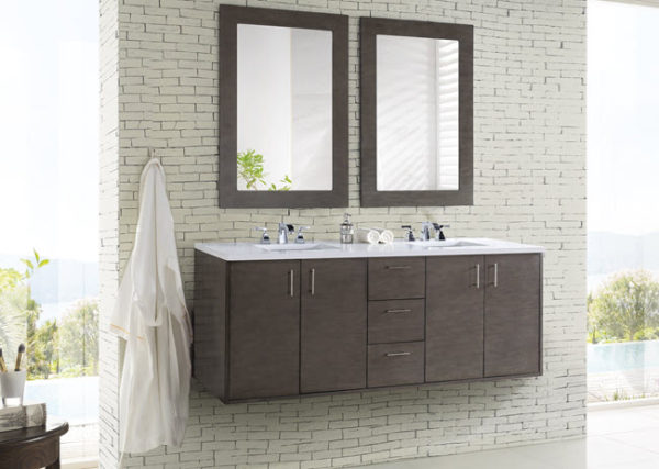 Attach Bathroom Vanity To Tile Wall